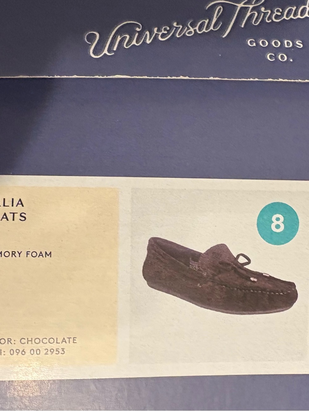 Universal Thread Dark Brown Suede Moccasin Loafers with Tie Detail - Picture 6 of 10